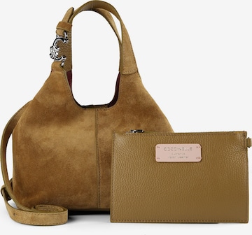 Sac bandoulière 'C-Easy' Coccinelle en marron : devant