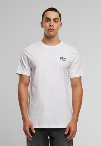 Mister Tee T-Shirt 'It's Ok' in Weiß: Vorderseite