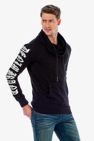 CIPO & BAXX Sweatshirt in Schwarz