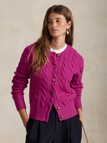 Polo Ralph Lauren Strickjacke in Pink: Vorderseite