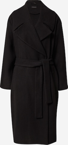 Manteau mi-saison Sisley en noir : devant