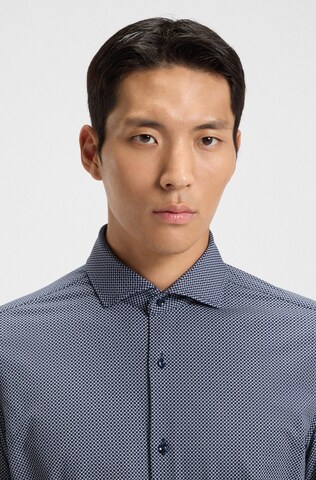 BOSS Regular fit Button Up Shirt in Blue