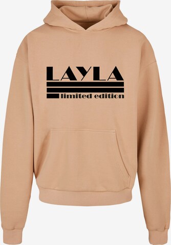 Felpa 'Layla - Limited Edition' di Merchcode in beige: frontale