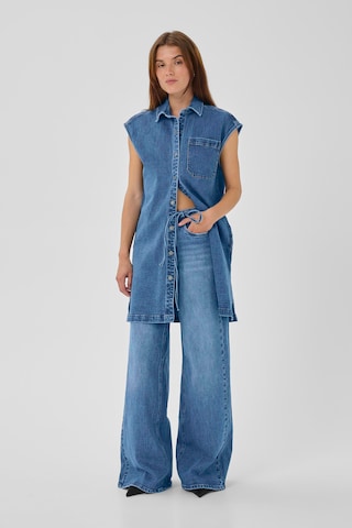 My Essential Wardrobe - Vestidos camiseiros 'MWLeyla' em azul