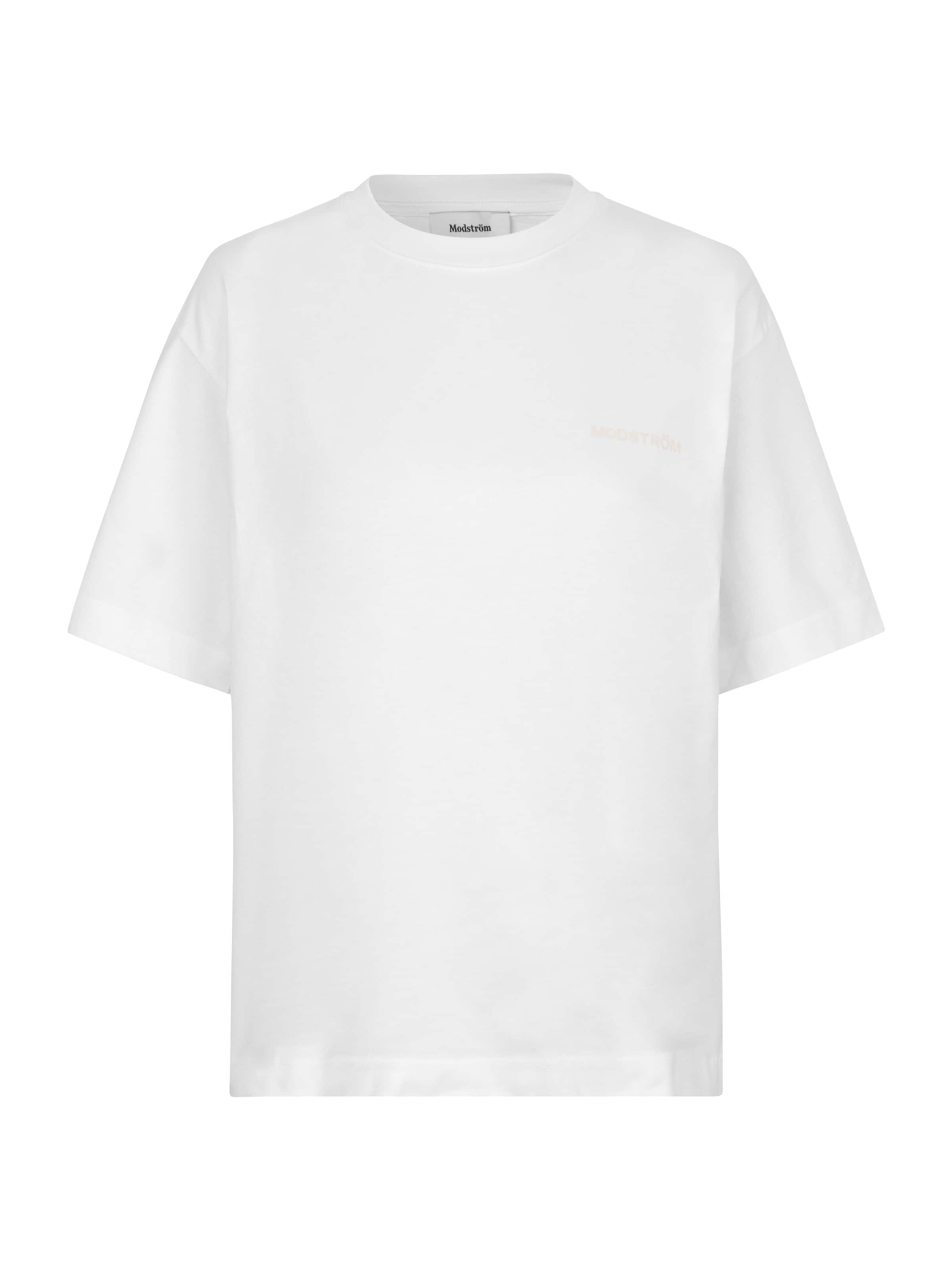 Tricou 'Takoda' de la modström pe alb: față