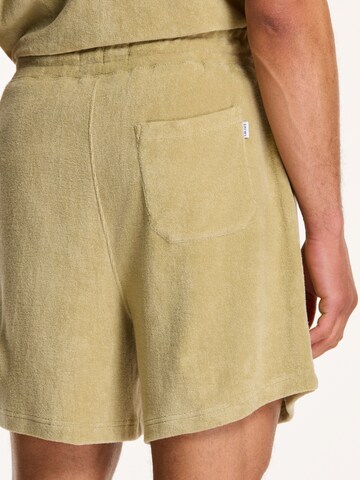 Regular Pantalon 'Evan' Shiwi en vert