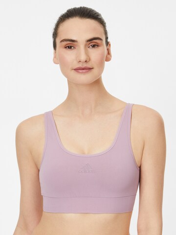 ADIDAS SPORTSWEAR Bustier Sports-BH i lilla: forside