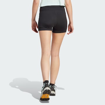 ADIDAS TERREX Skinny Sportbroek 'Multi' in Zwart: voorkant