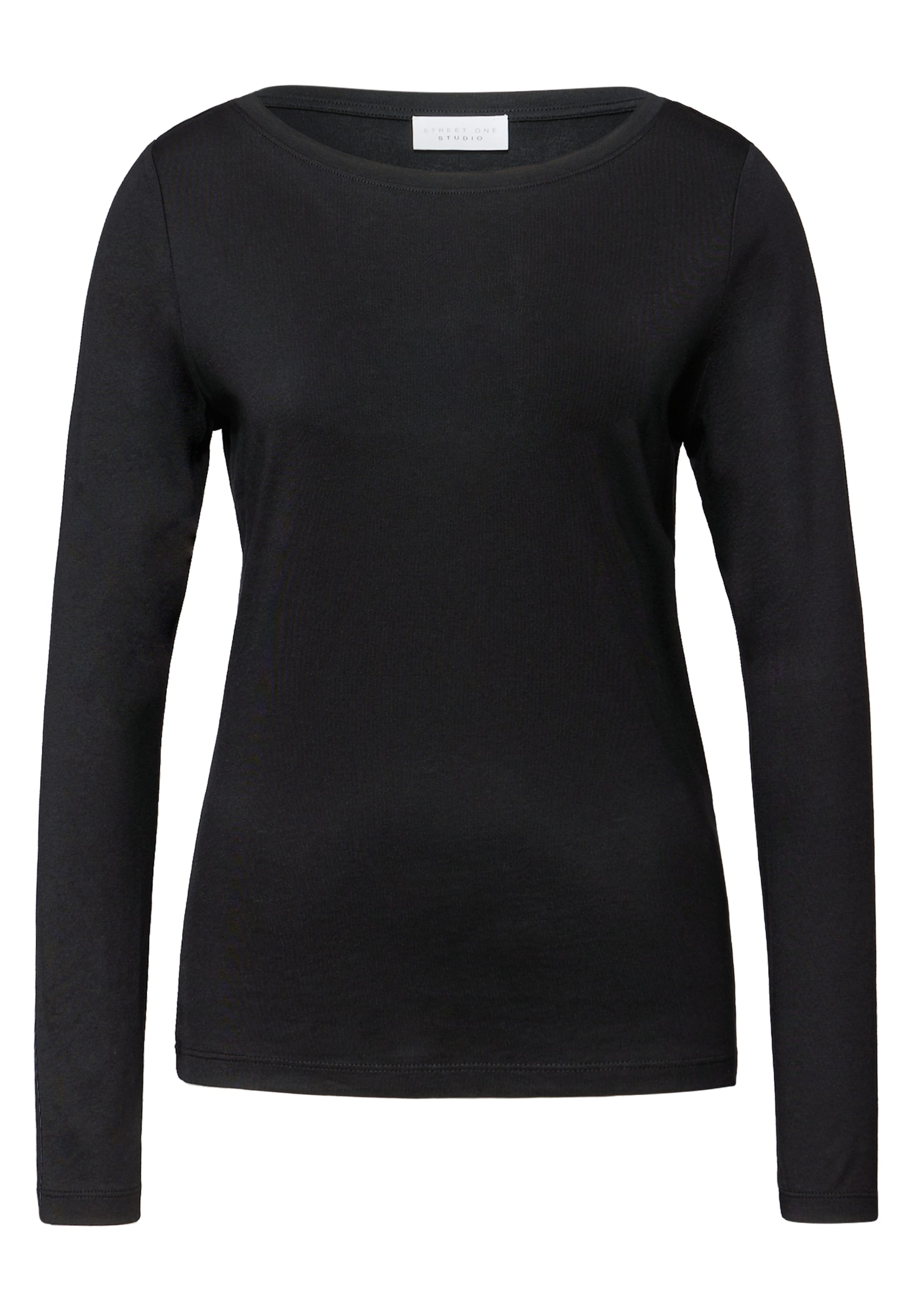 Street One Studio Shirt in Black: front