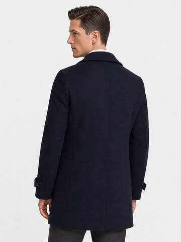 ALLTHEMEN Winter Coat 'Winterglanz' in Blue