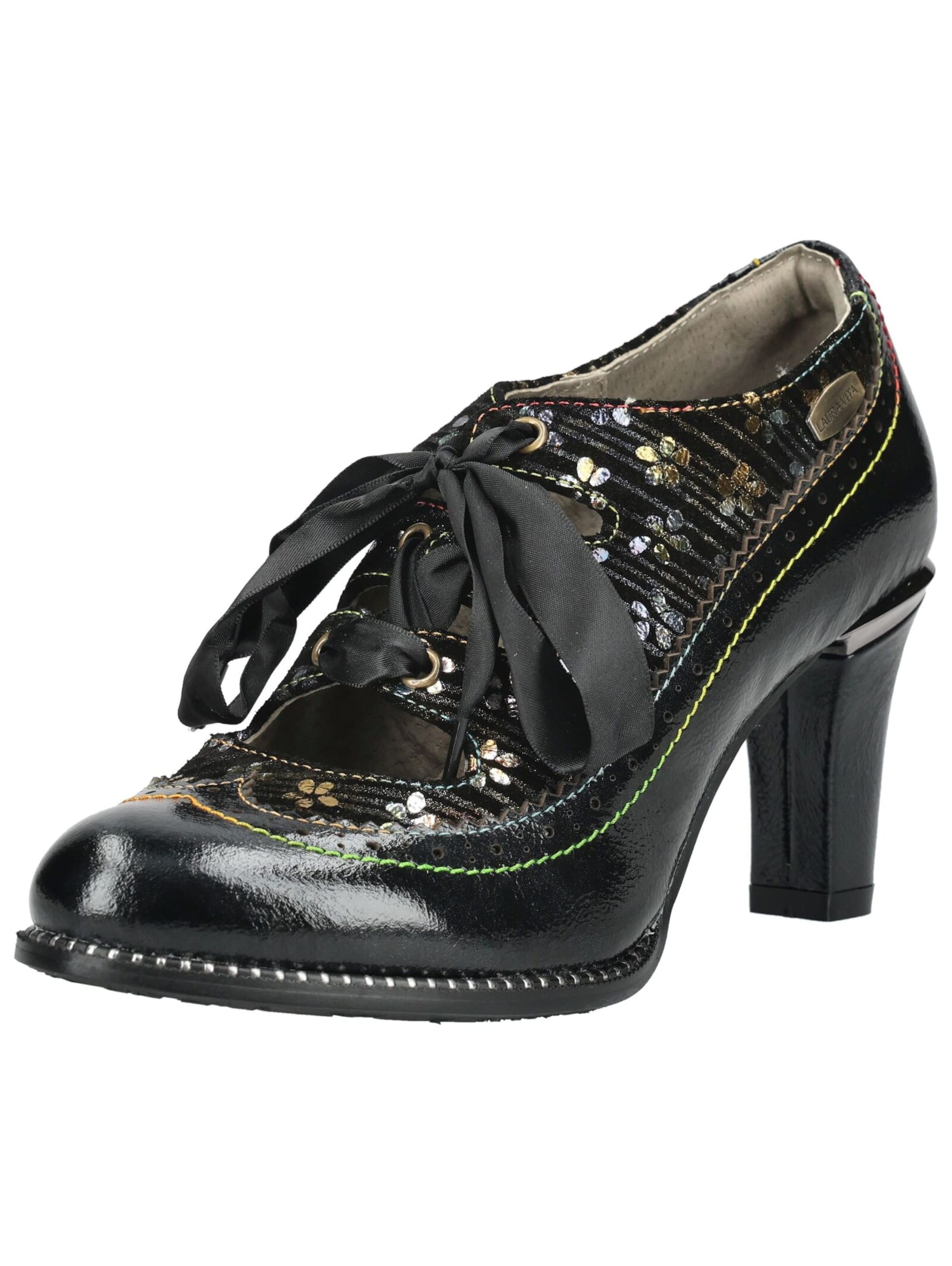 Laura Vita Pumps in Zwart: voorkant
