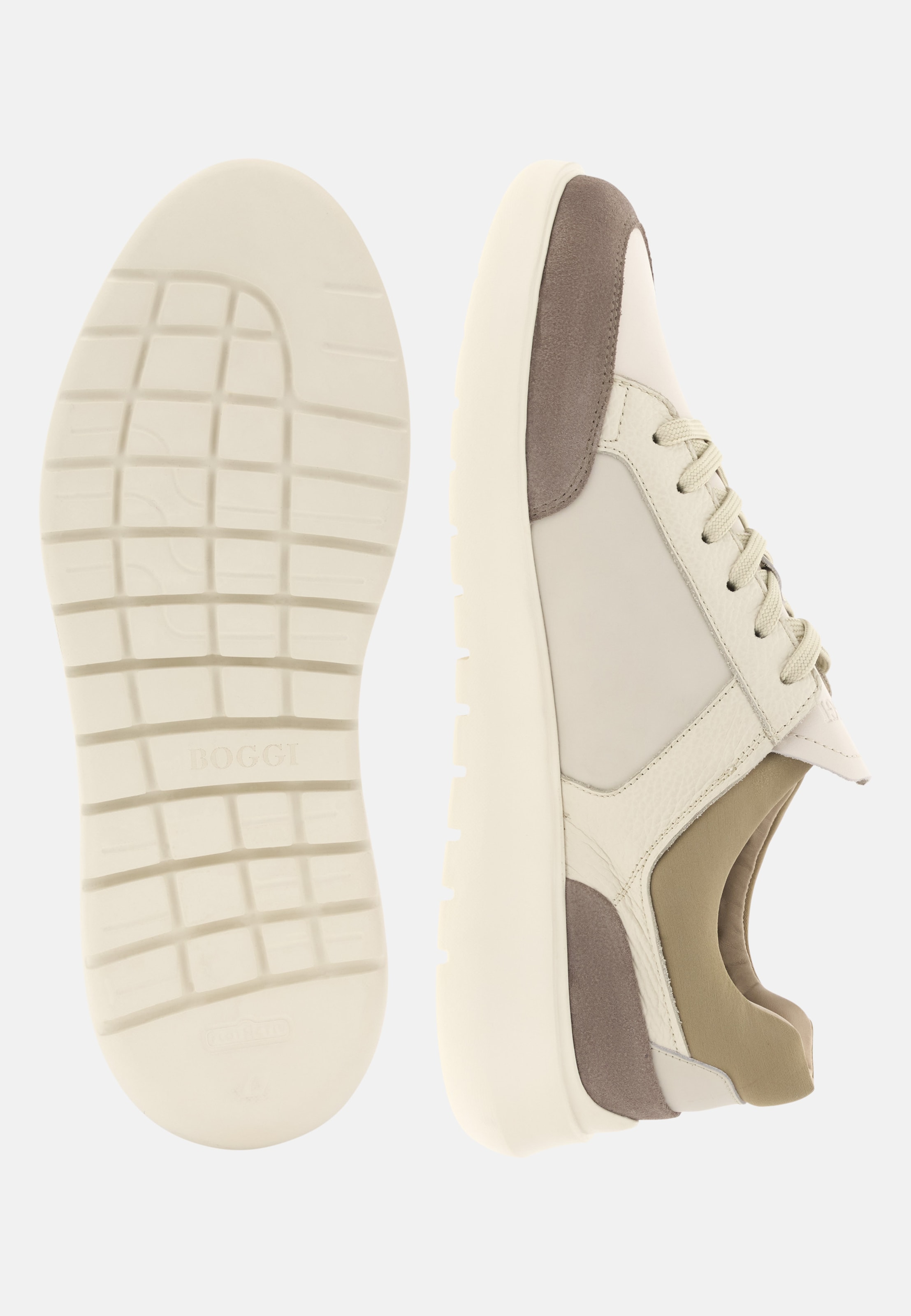 Baskets basses 'Nimbus' Boggi Milano en beige