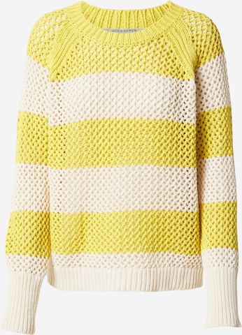 AllSaints Sweater in Yellow: front