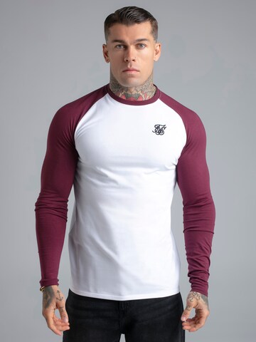 Maglietta di SikSilk in bianco: frontale