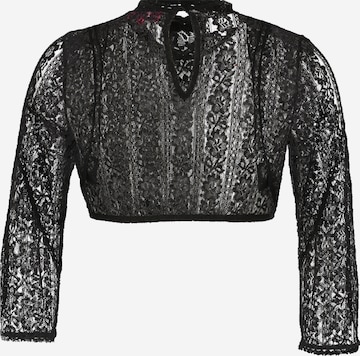 Krüger Madl Klederdracht blouse in Zwart