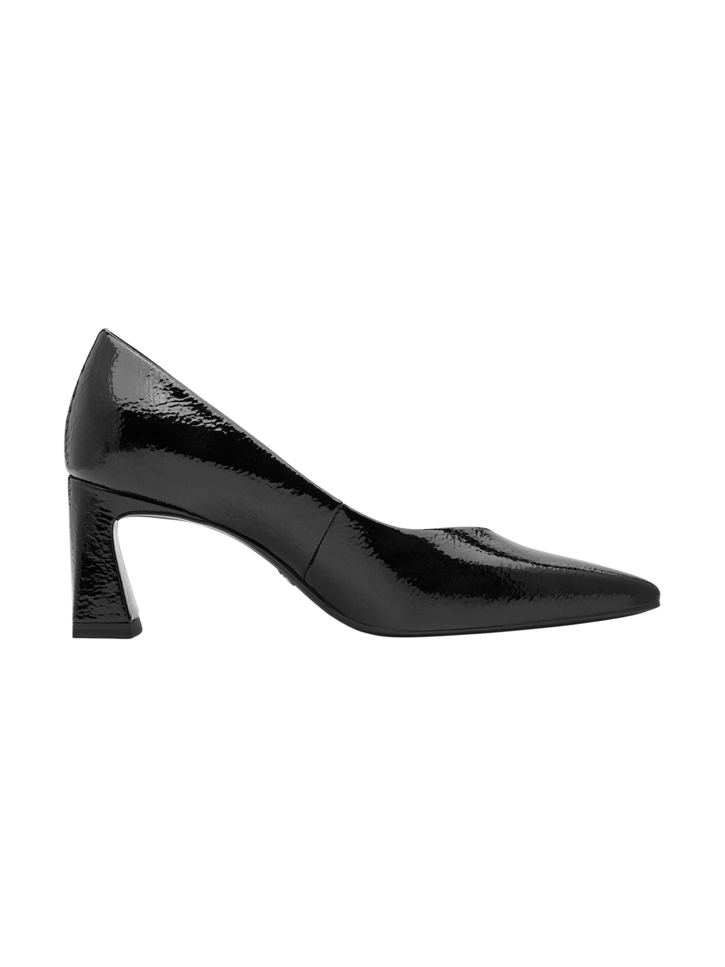 Tamaris Czółenka 'Pumps mit Absatz zum Hineinschlüpfen' w kolorze czarny