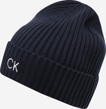 Calvin Klein Beanie in Blue: front