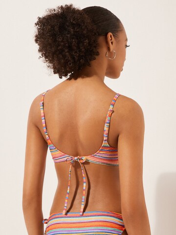 CALZEDONIA Bustier Bikinitop in Mischfarben