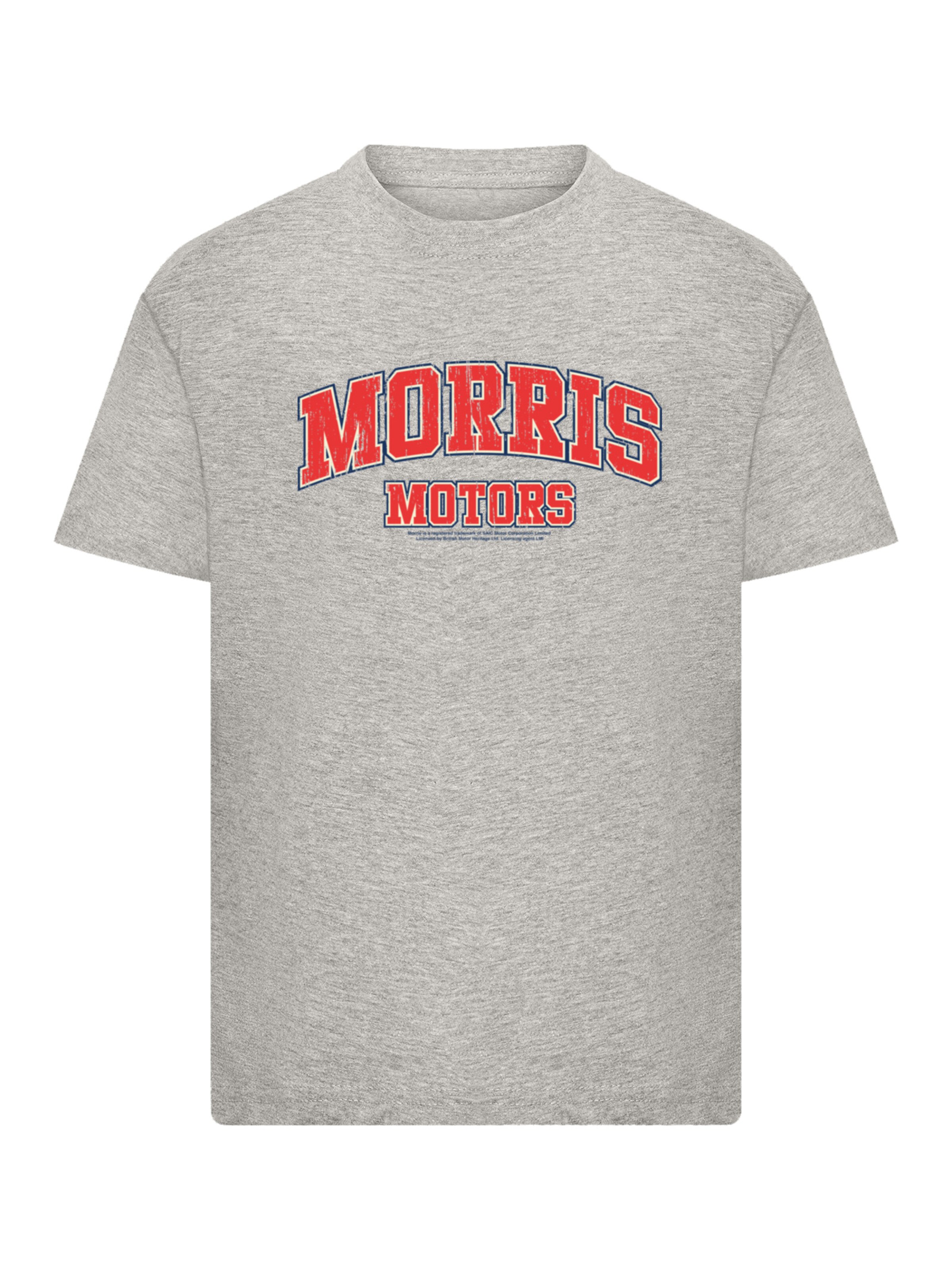T-Shirt 'British Motor Heritage Morris Motors College' F4NT4STIC en gris : devant