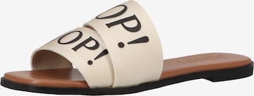 JOOP! - Zapatillas de casa 'Nastro Merle' en beige: frente