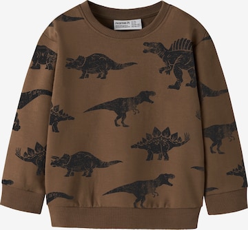 NAME IT Sweatshirt 'NMMRIVA' in Braun: Vorderseite