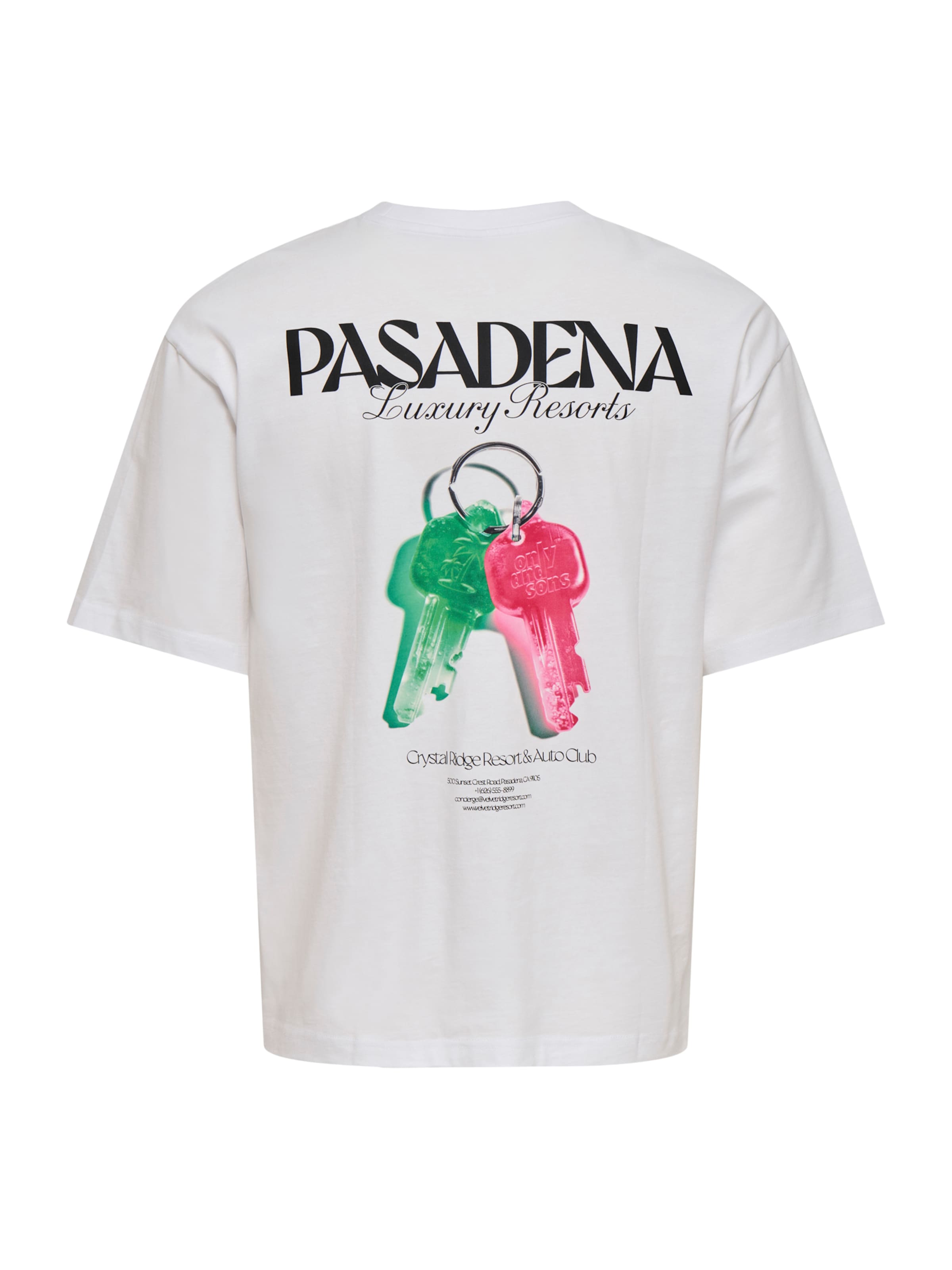 Only & Sons Shirt 'ONSFRED ESCAPE' in Wit