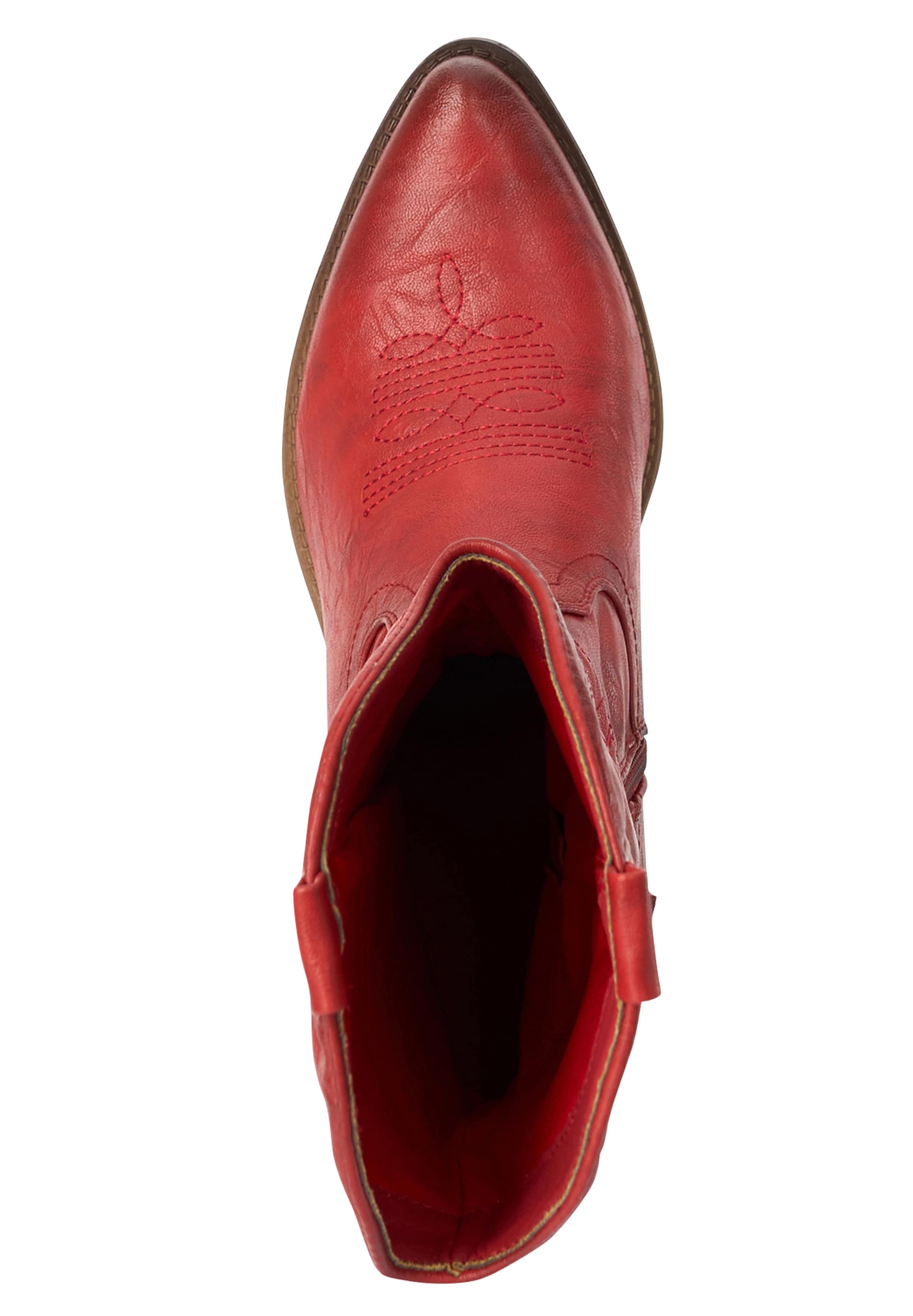 Elara Comwboystøvler i rød