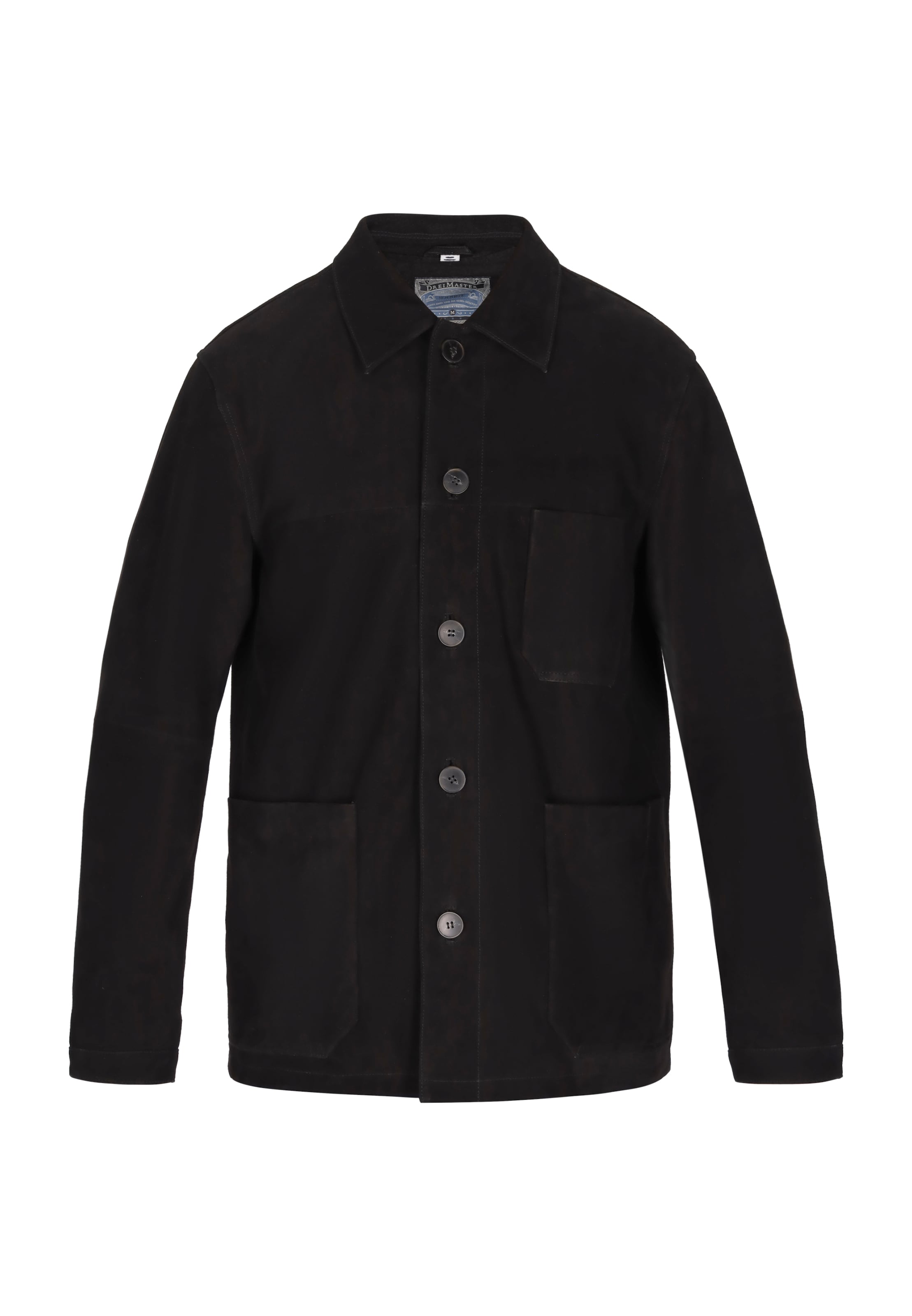 DreiMaster Vintage Φθινοπωρινό και ανοιξιάτικο μπουφάν σε μαύρο: μπροστά