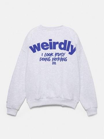 Pull&Bear Bluzka sportowa 'PACIFIC WEIRDLY' w kolorze szary