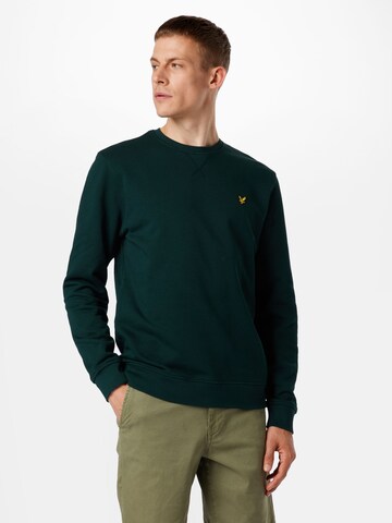 Lyle & Scott Sweatshirt in Groen: voorkant