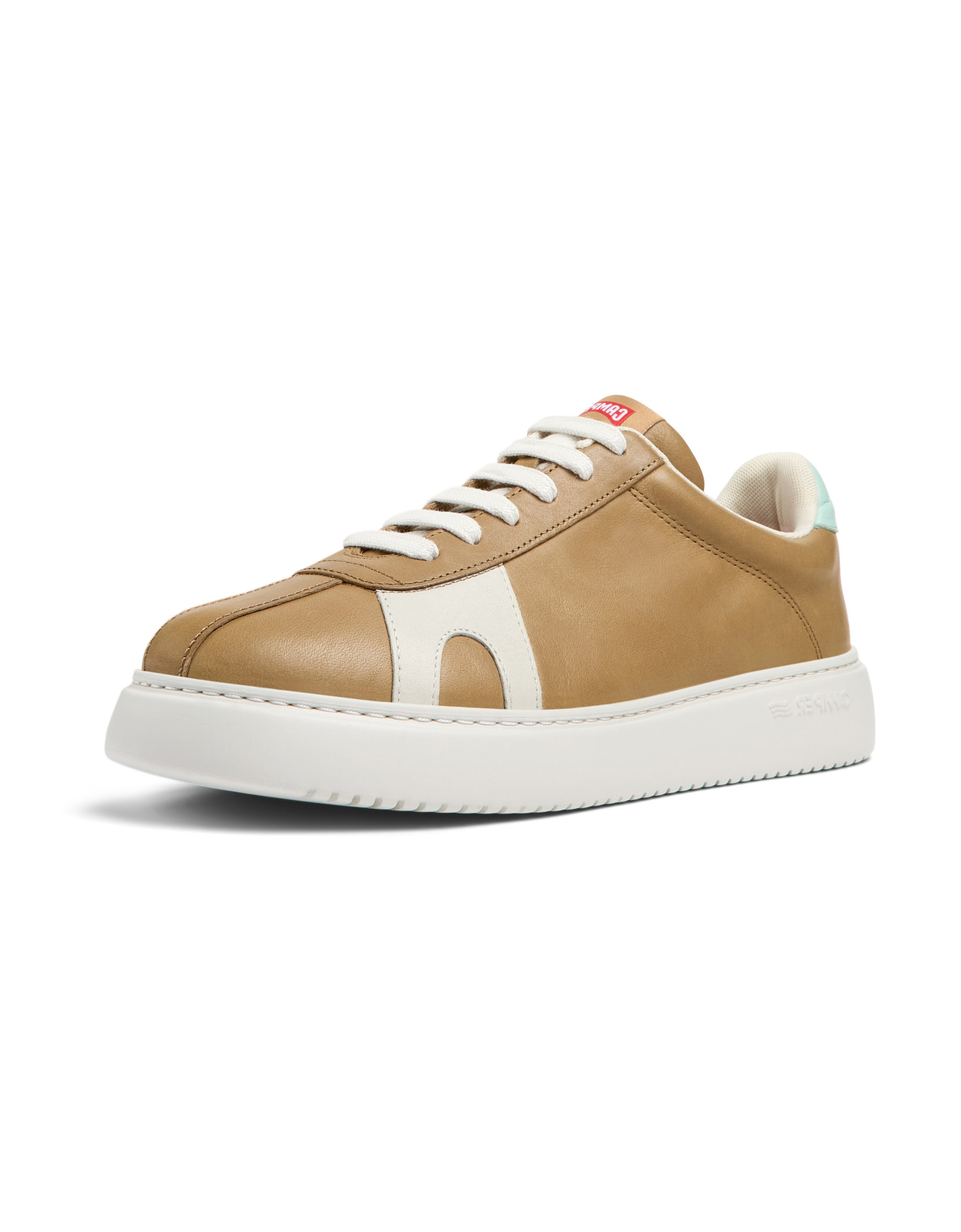 Sneaker bassa ' Runner K21 Twins ' di CAMPER in marrone: frontale
