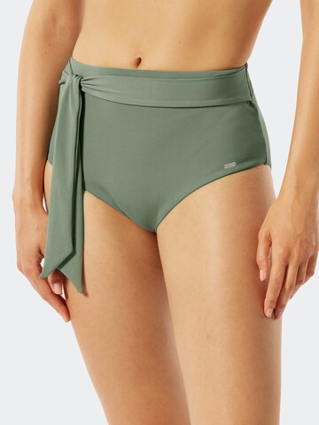 SCHIESSER Bikinibroek ' Aqua Californian Dream ' in Groen: voorkant