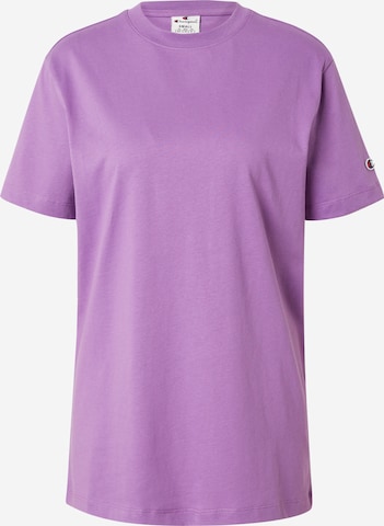 Champion Authentic Athletic Apparel Shirt in Lila: voorkant