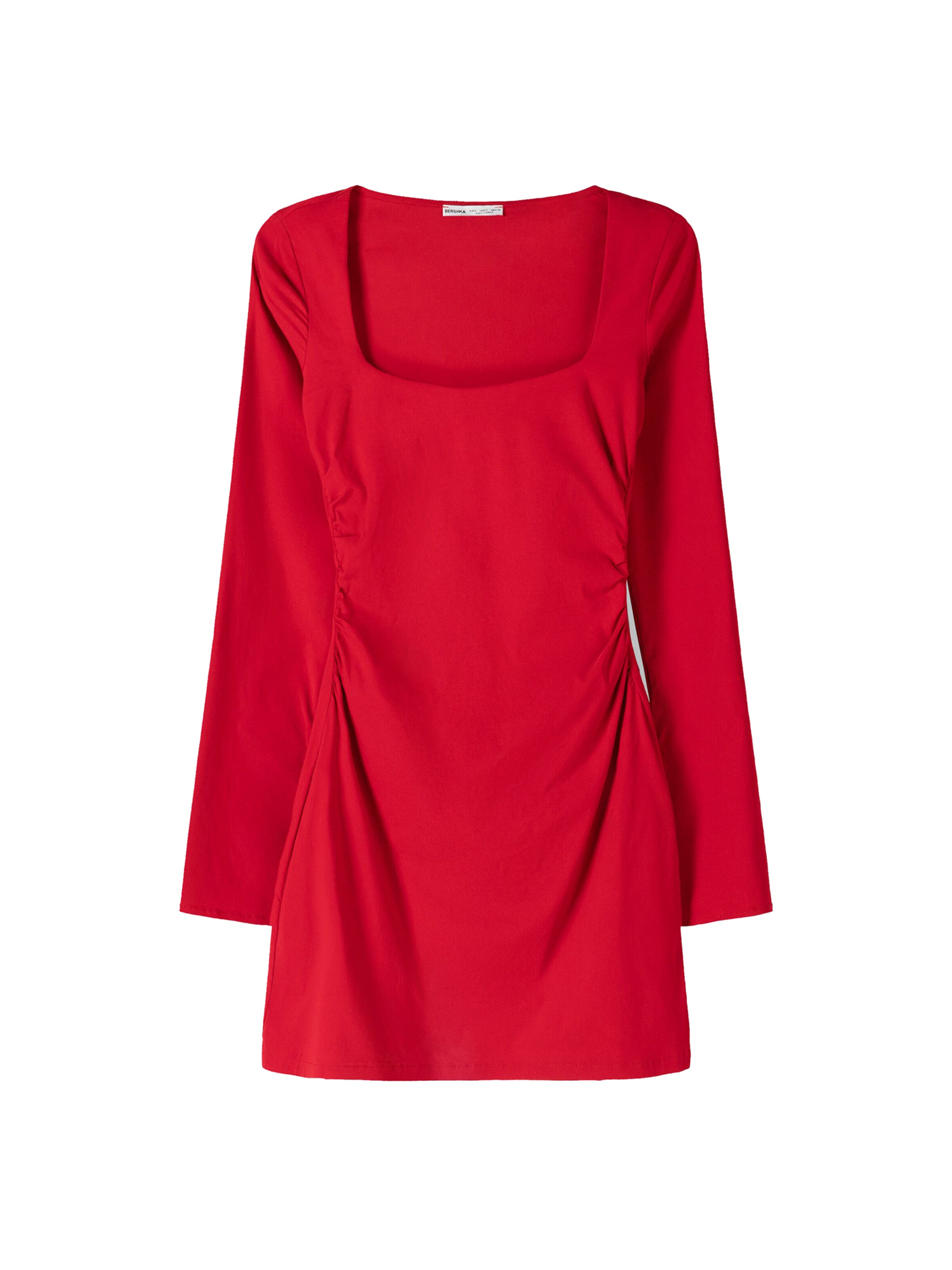 Bershka Рокля в червено: отпред