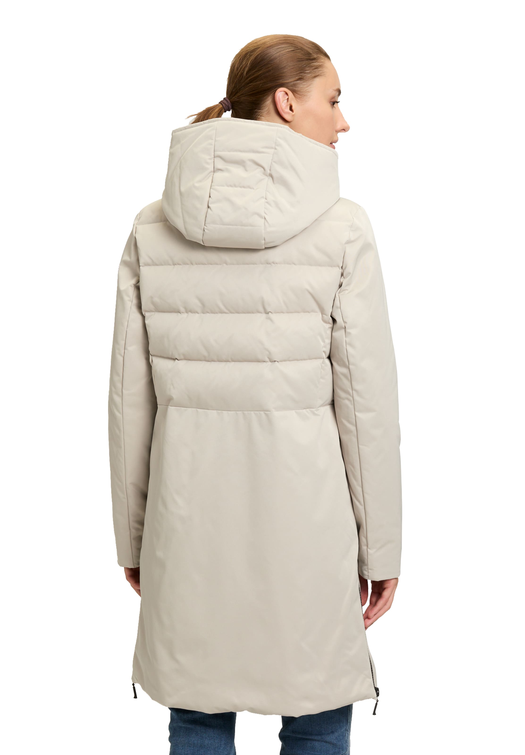 Amber & June Vinterkappa i beige