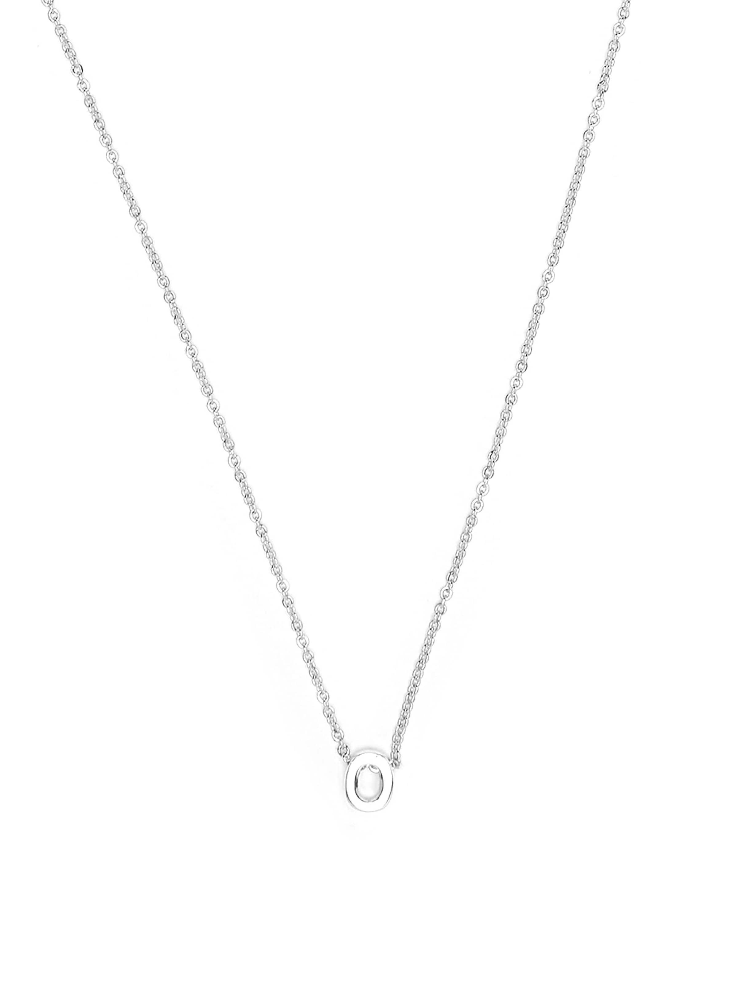 Luxenter Kette 'Alphabet O'‌‌‌‌‌‌‌‌ in Silber