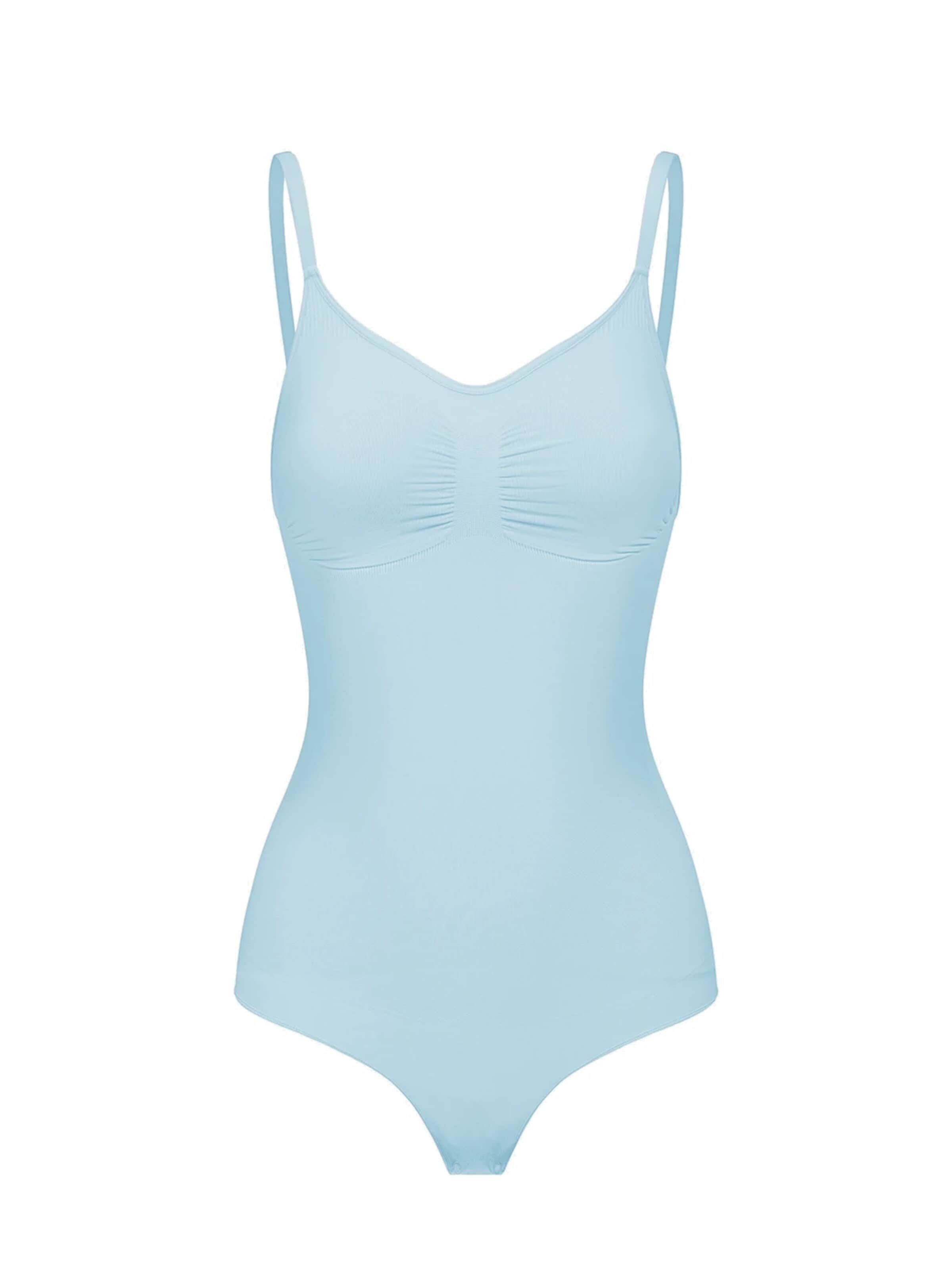 cfab Shaping bodysuit 'Sculpting Shapewear mit String' in Blue: front