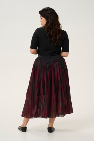 Jupe 'Laerke' KAFFE CURVE en rouge