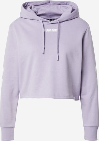 Hummel Sweatshirt in Purple: front