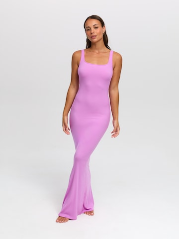 cfab (formerly creamy fabrics) Kleid 'Ribbed Tank Top Maxikleid'‌‌‌‌‌‌‌‌‌ in Lila
