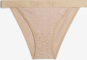 Calvin Klein Underwear Slip in Beige: predná strana