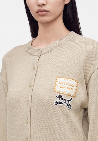 Weekend Max Mara Pletena jopa 'TEIERA' | bež barva