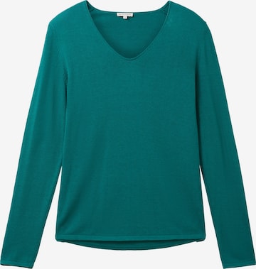 TOM TAILOR Sweater in Green: front