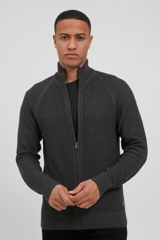 BLEND Strickjacke 'Thorson' in Grau: Vorderseite