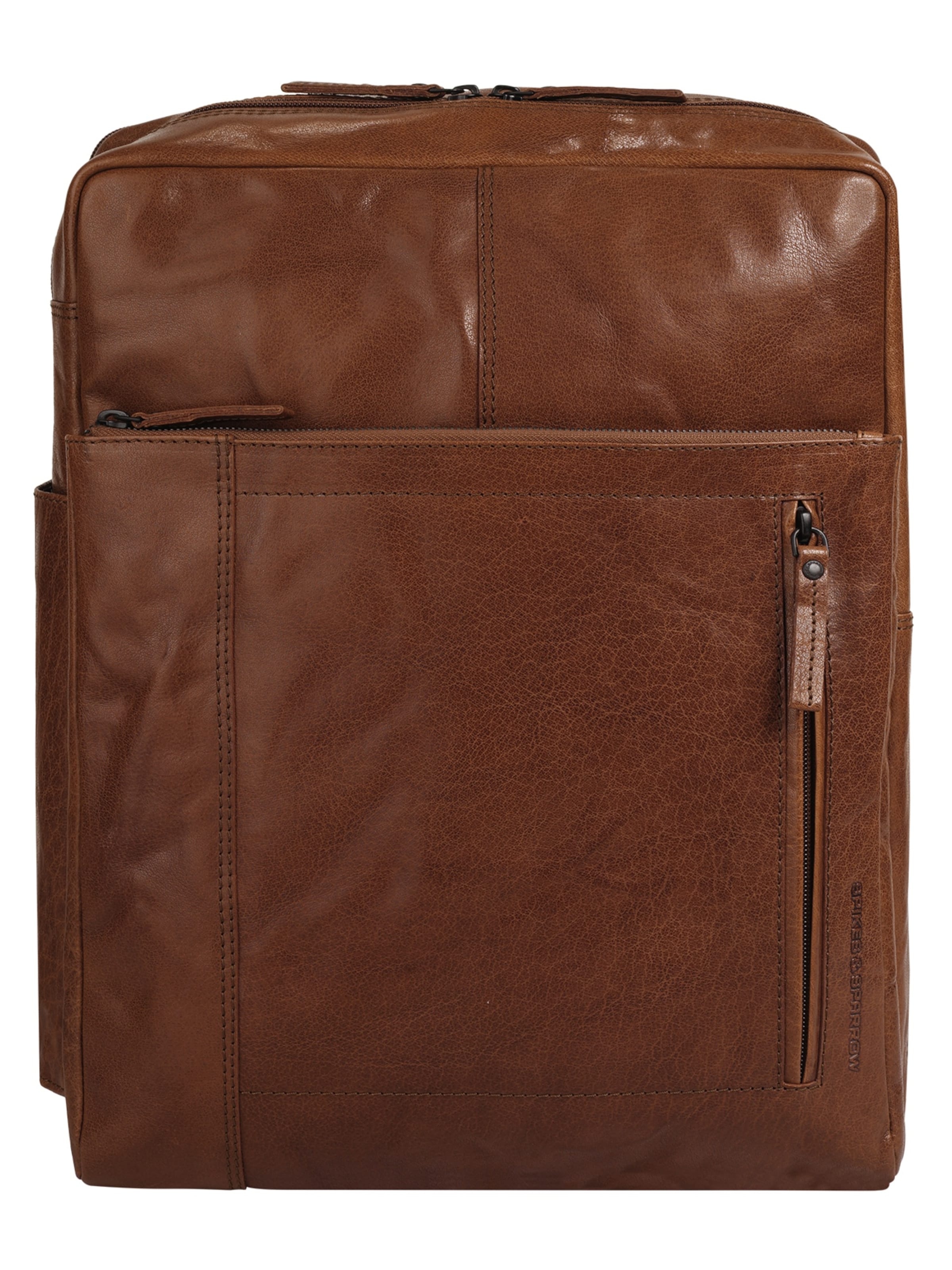 Spikes & Sparrow Rucksack‌‌‌‌‌‌‌‌‌‌ in Braun: Vorderseite