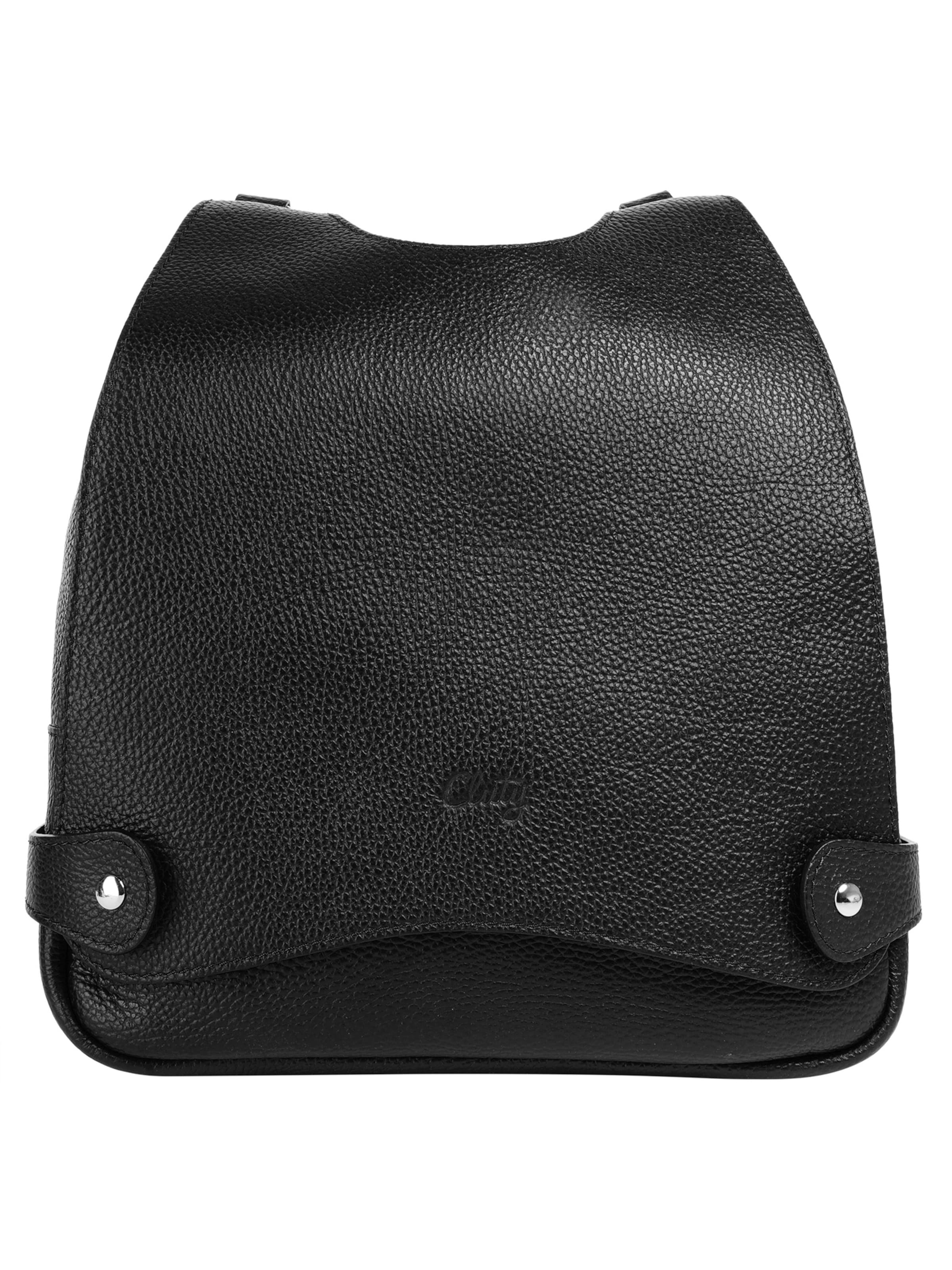 Sac à dos Cluty en noir : devant