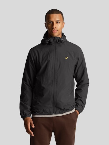 Lyle & Scott Winter Coat in Grey: front