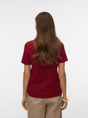 VERO MODA Shirt 'VMPAULINA' in Red