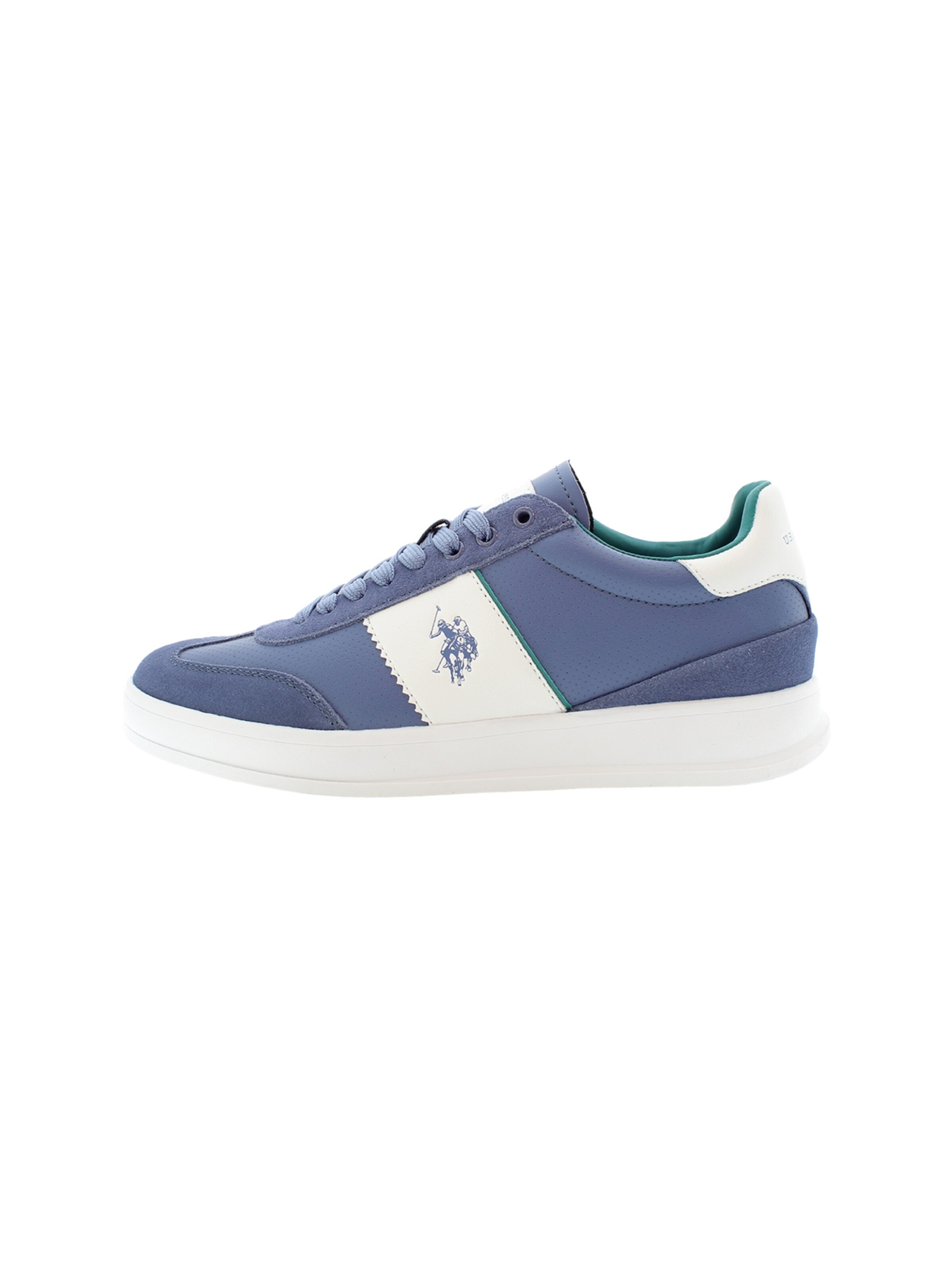 U.S. POLO ASSN. Sneakers laag 'Campy' in Blauw: voorkant