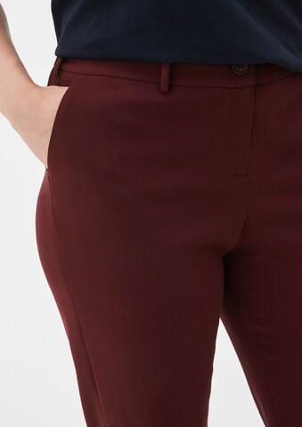 TRIANGLE Slimfit Broek in Rood